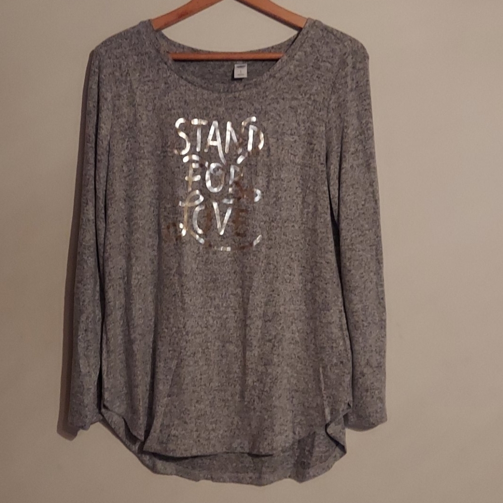 Super soft Heather gray sweater tunic